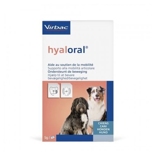 Hyaloral Virbac complément articulaire pour chats et chiens