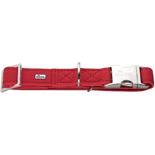 Hunter Cannes collier en cuir pour chien, rouge