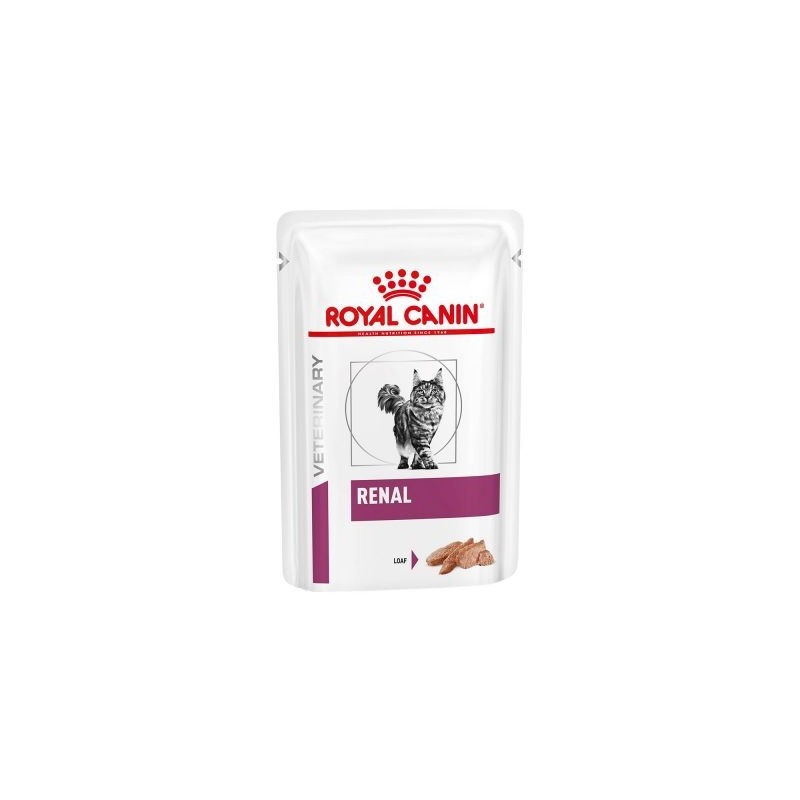 Royal Canin Veterinary Diet Renal mousse pour chat - Aliment humide en sachet