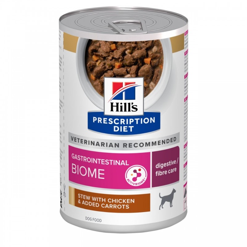 Hill's Prescription Diet Gastrointestinal Biome pour chien - aliment humide mijoté en boîte