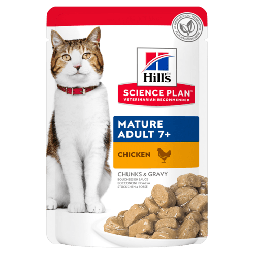 Hill's Science Plan Feline Mature Adult 7+ FAVOURITE SELECTION - sachet