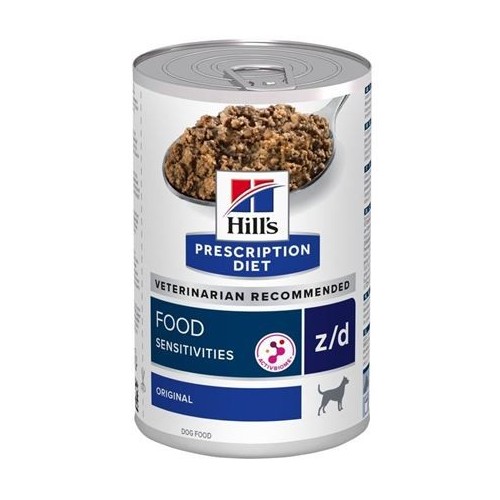 Hill's Prescription Diet Canine z/d Food Sensitivities Hypoallergénique - Aliment humide en boîte 12x370g