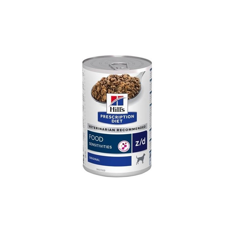 Hill's Prescription Diet Canine z/d Food Sensitivities Hypoallergénique - Aliment humide en boîte 12x370g