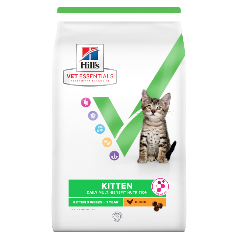 Hill's Vet Essentials Multi-Benefit kitten with chicken 1.5 kg