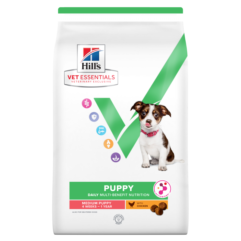 Hill s Vet Essentials Canine Multi Benefit PUPPY Medium chicken croquettes 2kg