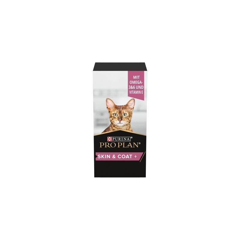 Purina ProPlan Pet Supplements CAT Skin & Coat+ (Omega 3, Omega 6, Vit E) pour chat - liquide 150ml