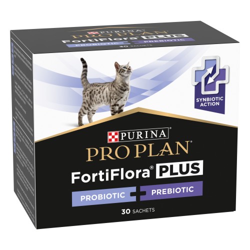 Purina FortiFlora PLUS Feline Poudre pré- et probiotique pour chat 30x1,5g