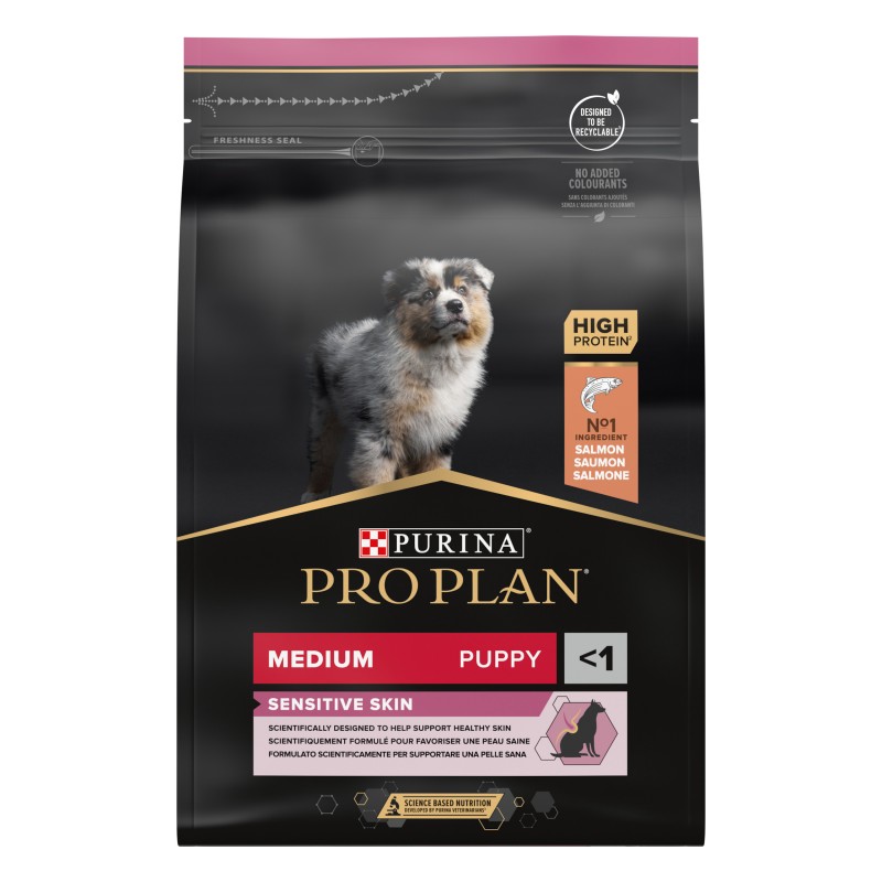 Purina ProPlan Medium Puppy Sensitive Skin Salmon 3kg