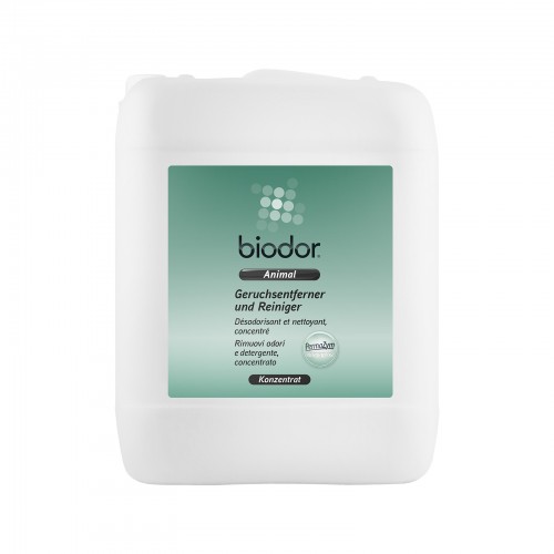 Biodor Animal Concentré 10L,  produit nettoyant et désodorisant