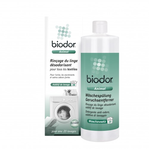 Biodor Animal Rinçage du linge désodorisant pour textiles 1000ml