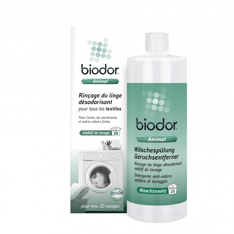 Biodor Animal Rinçage du linge désodorisant pour textiles 1000ml