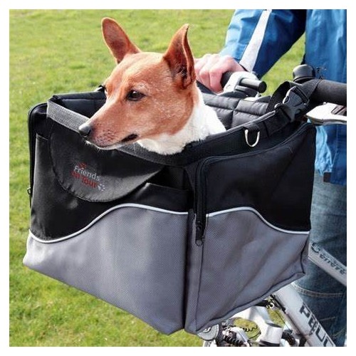 Trixie Front-Box de vélo pour chiens jusqu'à 7kg