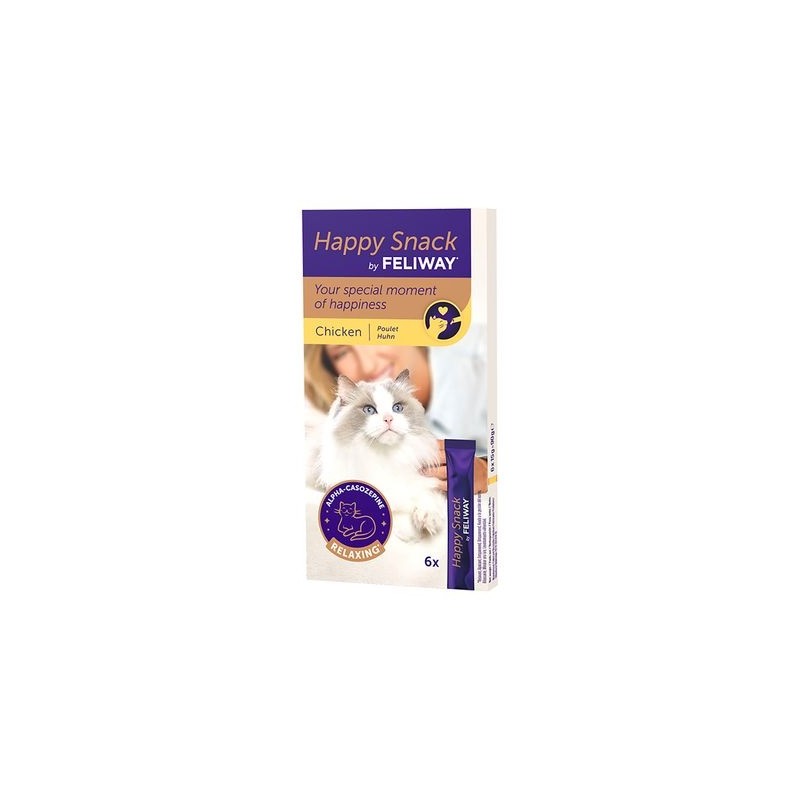 Feliway Happy Snack Friandise apaisante pour chat 6x15g