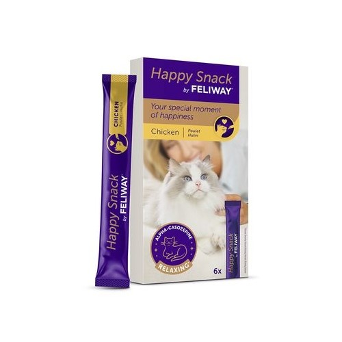 Feliway Happy Snack Friandise apaisante pour chat 6x15g