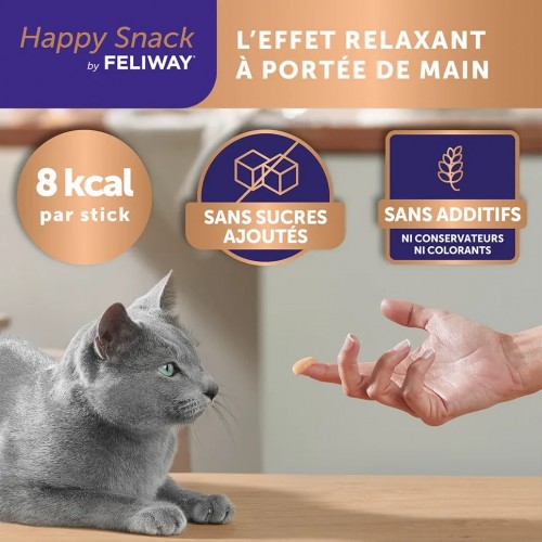 Feliway Happy Snack Friandise apaisante pour chat 6x15g