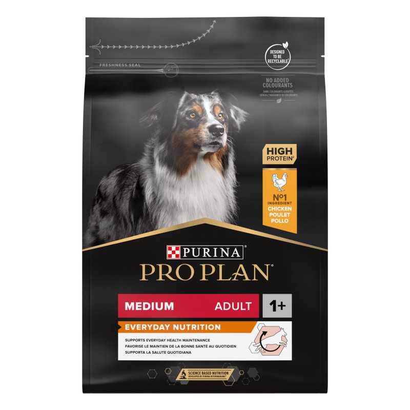 Purina ProPlan Adult 1+ Medium Everyday Nutrition chicken - croquettes 3 kg