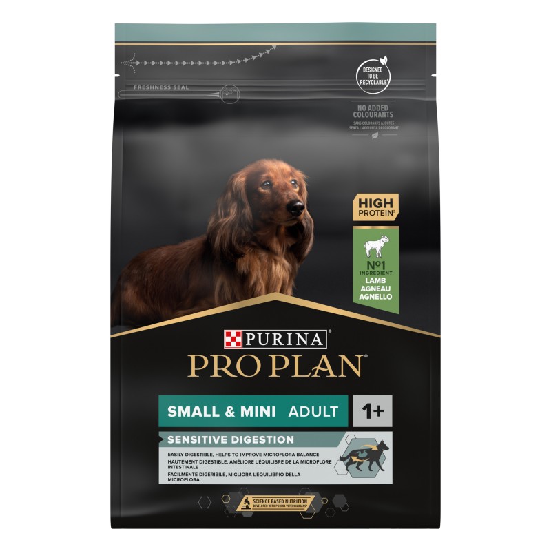 Purina ProPlan Adult 1+ Small & Mini Sensitive Digestion lamb - croquettes 3kg