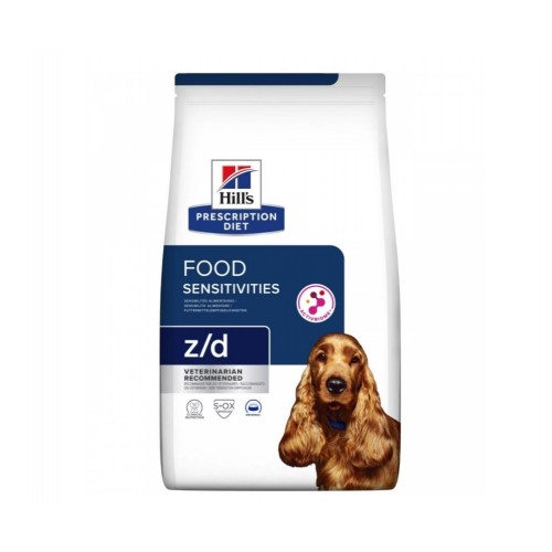 Hill's Prescription Diet Canine z/d Food Sensitivities - croquettes hypoallergéniques 3kg