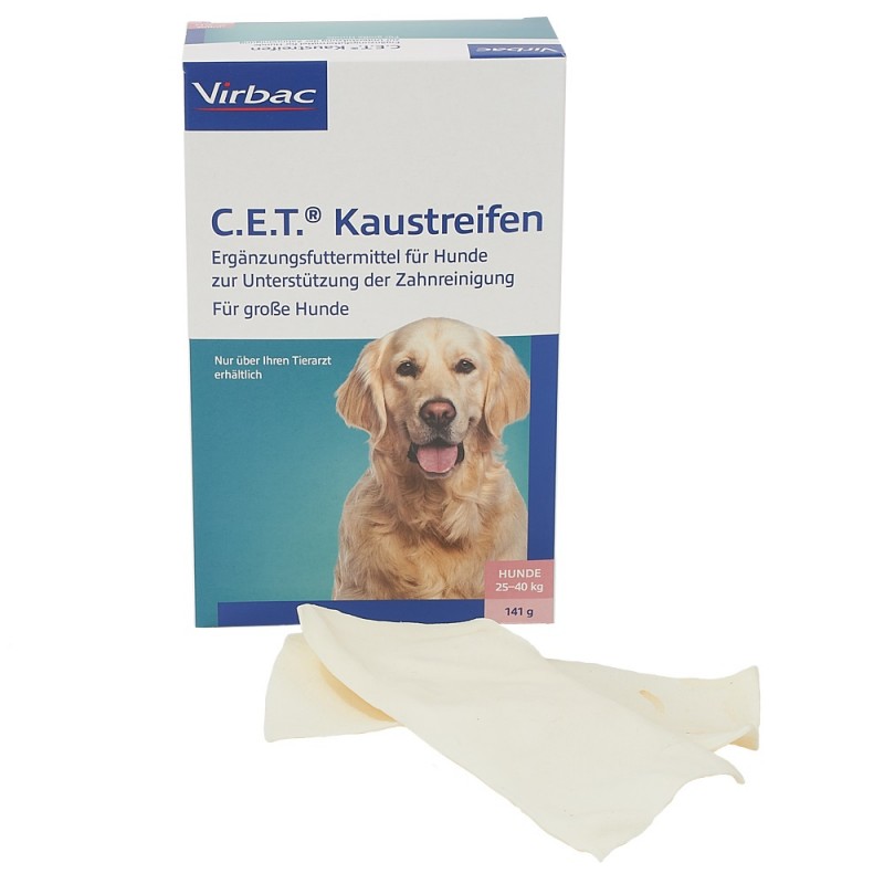 Virbac C.E.T. Lamelles à mâcher pour grands chiens (25-40 kg), 141g