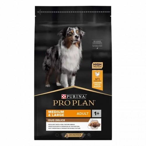 Purina ProPlan Adult 1+ Medium & Large Duo Delice Chicken - croquettes 10kg