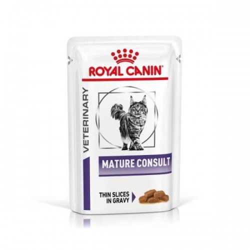 Royal Canin Veterinary Expert Nutrition Mature Consult Balance pour chat - en sauce -sachet 12x85g