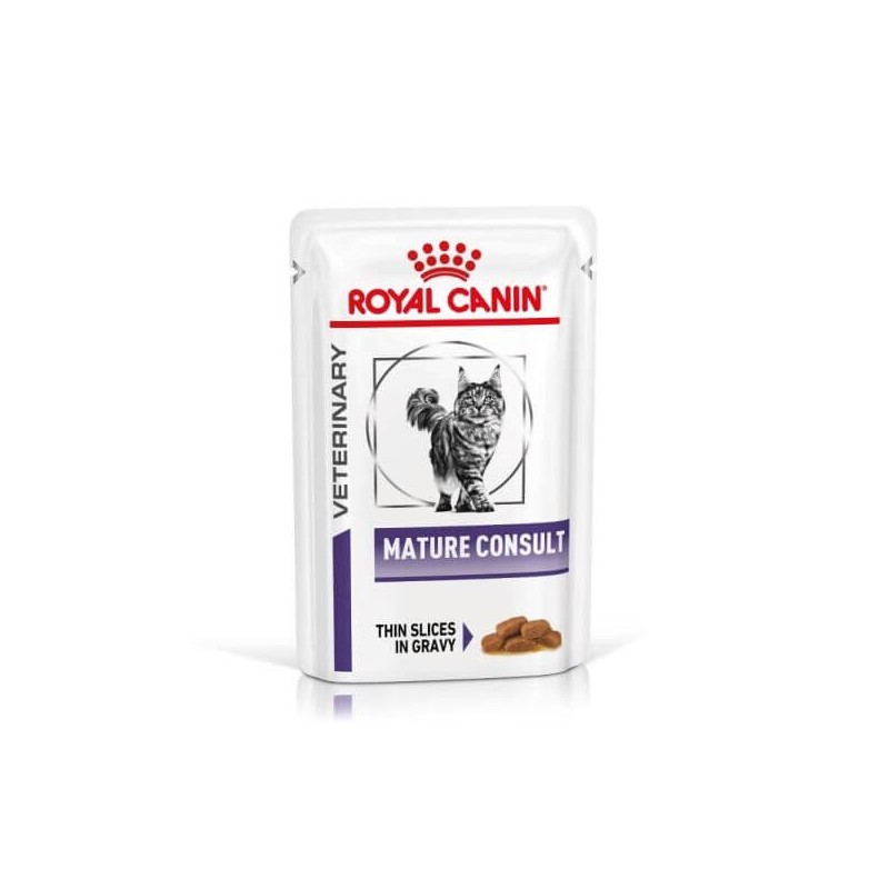 Royal Canin Veterinary Expert Nutrition Mature Consult Balance pour chat - en sauce -sachet 12x85g