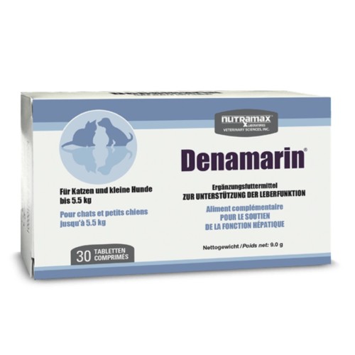 Denamarin S pour chats et petits chiens jusqu'à 5,5kg - 30cp