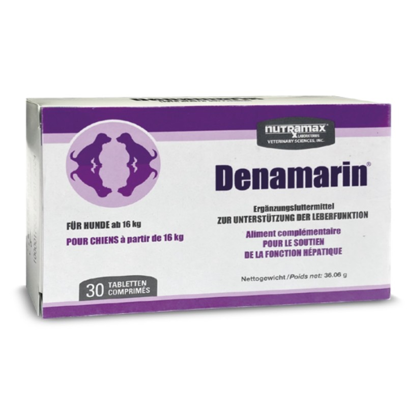 Denamarin L pour chiens à partir de 16 kg - 30cp