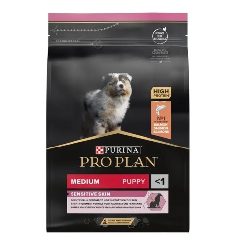 Purina ProPlan Medium Puppy Sensitive Skin Salmon 3kg