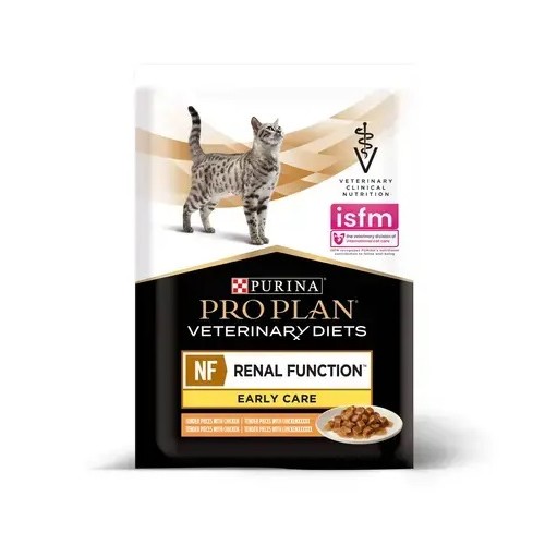 Purina Veterinary Diets Feline NF Renal Function EARLY care pour chat - aliment humide en sachet 10x85g