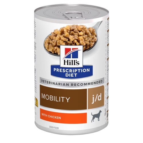 Hill's Prescription Diet Canine j/d Joint Care Mobility Chicken - boîte 12x370g