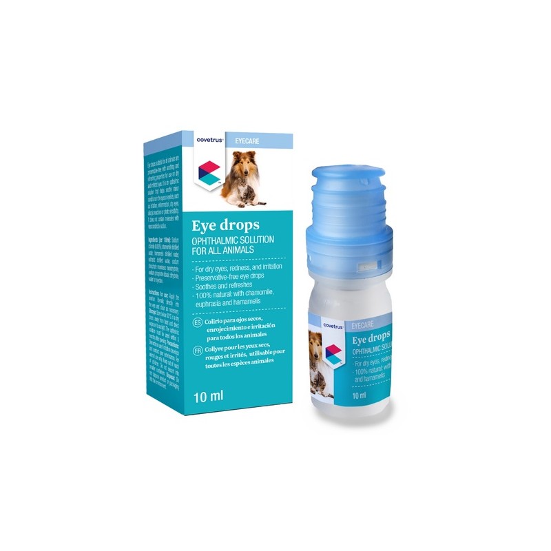 Eye Drops CVet Covetrus Collyre neutre pour chien et chat 10ml