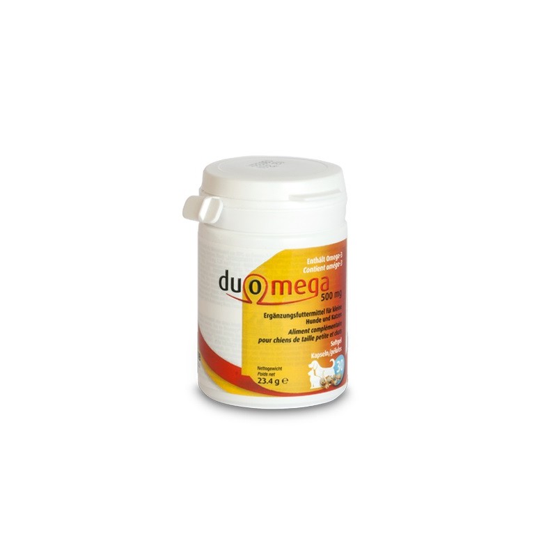 Duomega 500 pour chat et chien 30 capsules